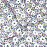 3 Metres Printed Poplin Cotton - 60" Wide (Garden)