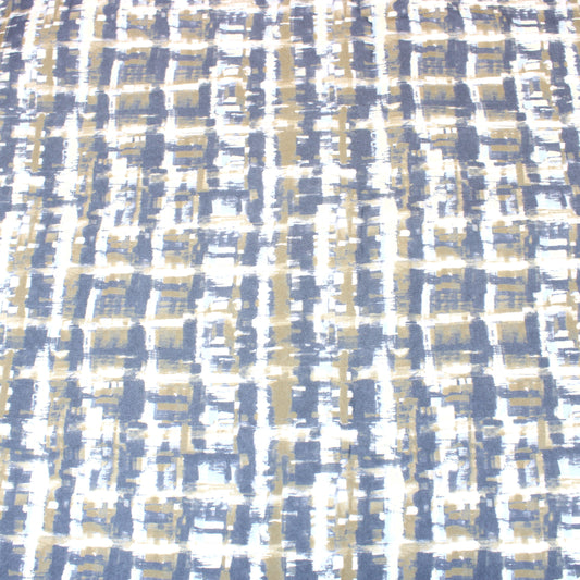 3 Metres Furnishing Heavy Patterned Crepe 55" Wide Brown