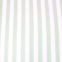 3 Metres Soft Viscose Striped Jersey -  55" Ivory & Green