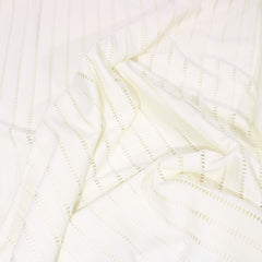 3 Metre Festival Cut-Out Net Jersey 55” Wide Ivory