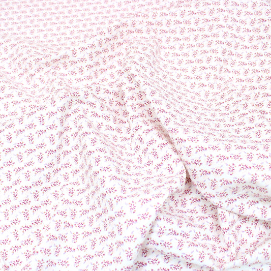 3 Metre Premium 100% Digital Quilting Cotton - Miniature  - 44" Wide Light Pink