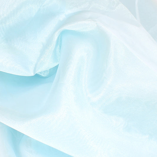 3 Metres Soft Essential Organza 55" Wide Light Blue
