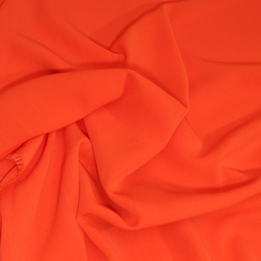 3 Metre Textured Bubble Crepe-Georgette 55" wide Orange