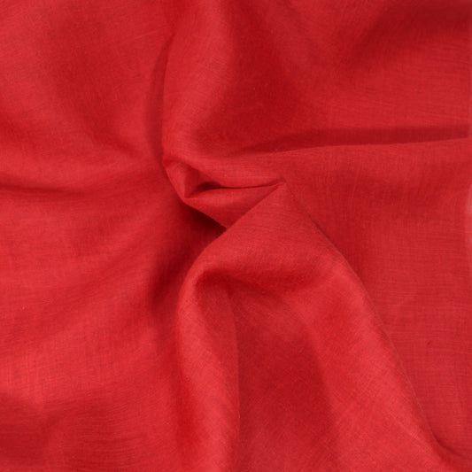 3 Metres Cheese Cloth Effect Fabric 55" Wide - Red