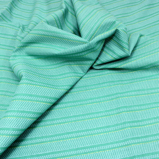 5 Metres Premium 100% Quality Cotton 36"- Pattern - Teal