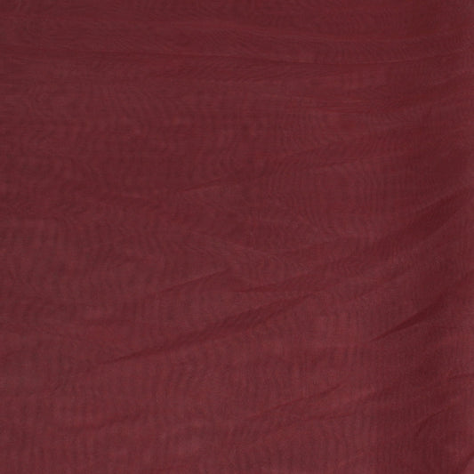 3 Metres Chiffon Effect Organza 55" Wide Maroon