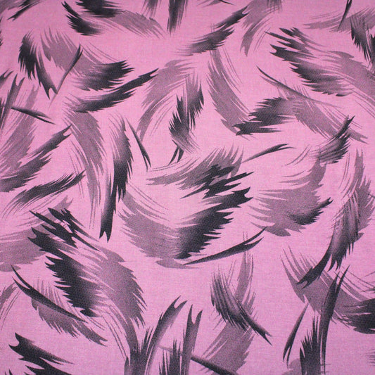3 Metres Printed Dress Viscose- 55" Wide (Pink)