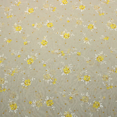 3 Metres Luxury 3D Detailed Flowers Lace Fabric - 55" Wide Light Pink