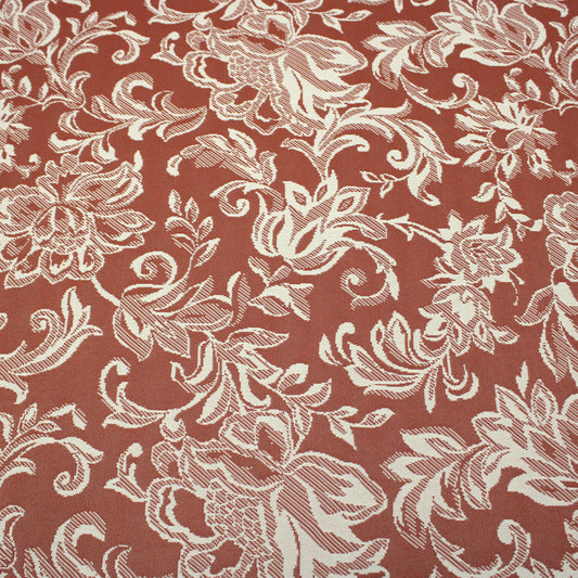 3 Metres Printed Looped Backed Terry Jersey 55" Wide (Brown)