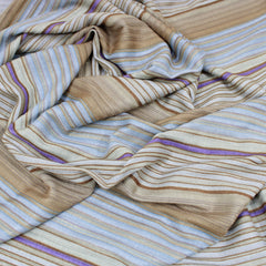 3 Metres Comfort Striped Ribbed Jersey - 55"