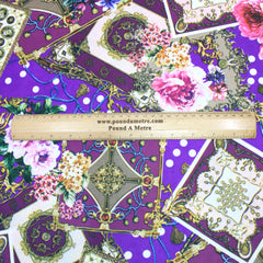3 Metre Soft Vintage Poly Jersey - 55" Wide Purple