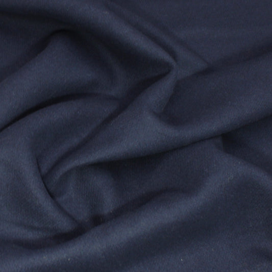 3 Metres Soft Premium Melton Wool - 55" Wide Navy