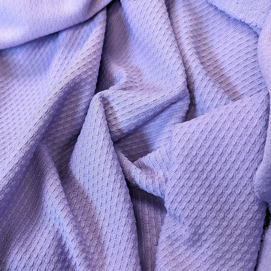 3 Metres Textured Jersey Fabric -  55" Lilac