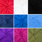 Dress Making Plain Viscose Fabric - 55" - 23 Variations Available