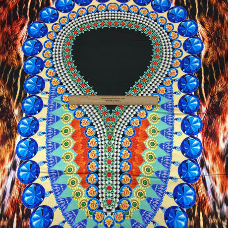 3 Metres Printed Fashion Satin- 45" Wide (Rich) Made For Kaftans
