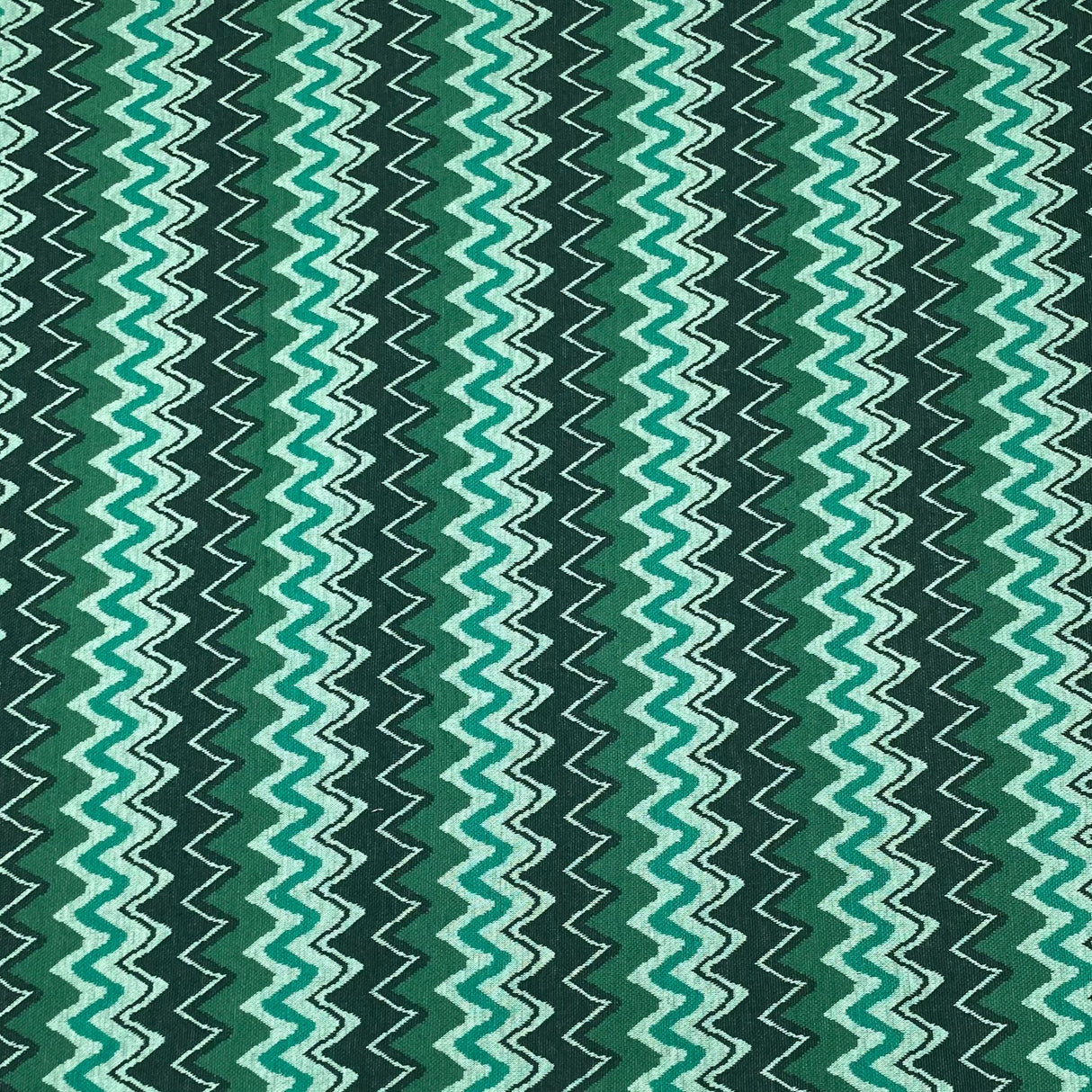 3 Metres Luxury Soft Printed Ponte Scuba - 55" Wide (Zigzag)