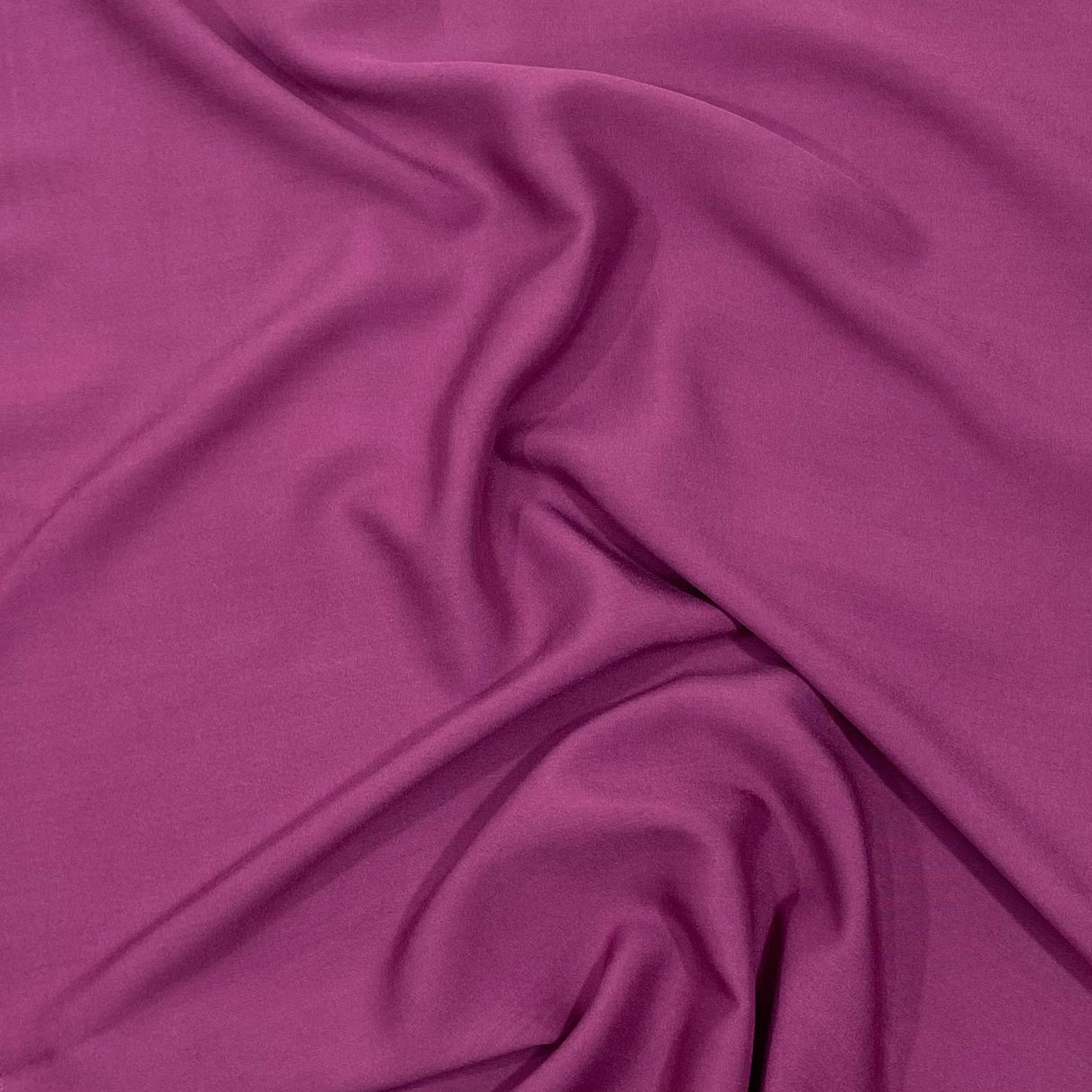 3 Metres Dress Making Plain Viscose Fabric - 55" Wide - Raspberry