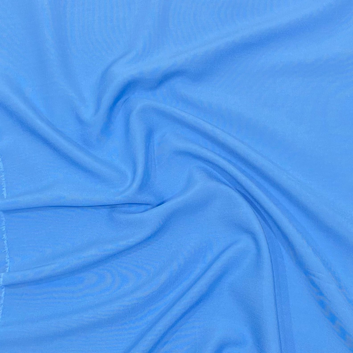 3 Metres Dress Making Plain Viscose Fabric - 55" Wide - Sky