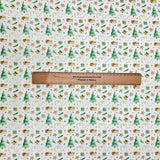 Per Metre Digitally Printed Christmas 100% Cotton- 45" Wide (Gift)