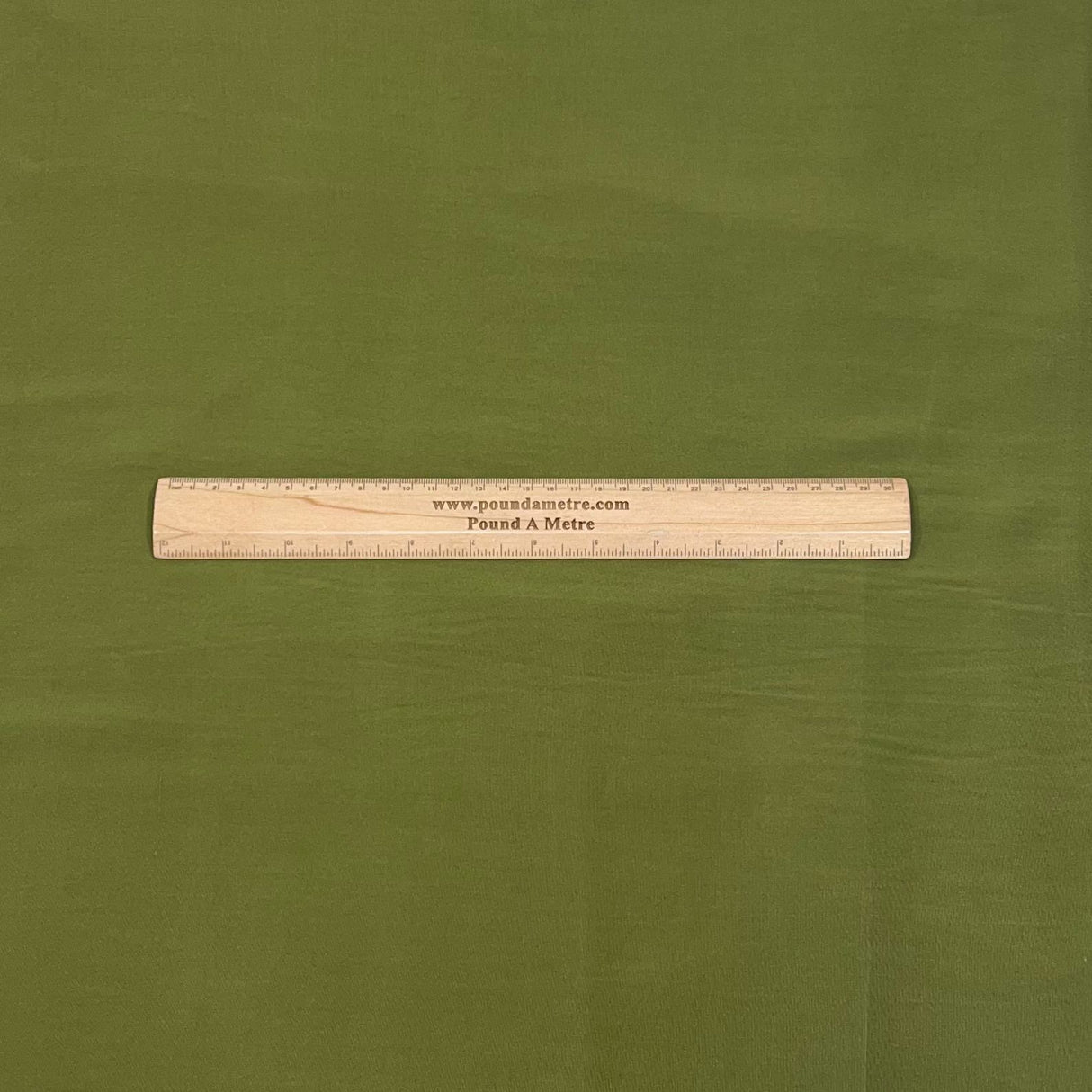 3 Metres Dress Making Plain Viscose Fabric - 55" Wide - Khaki