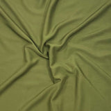 3 Metres Dress Making Plain Viscose Fabric - 55" Wide - Khaki