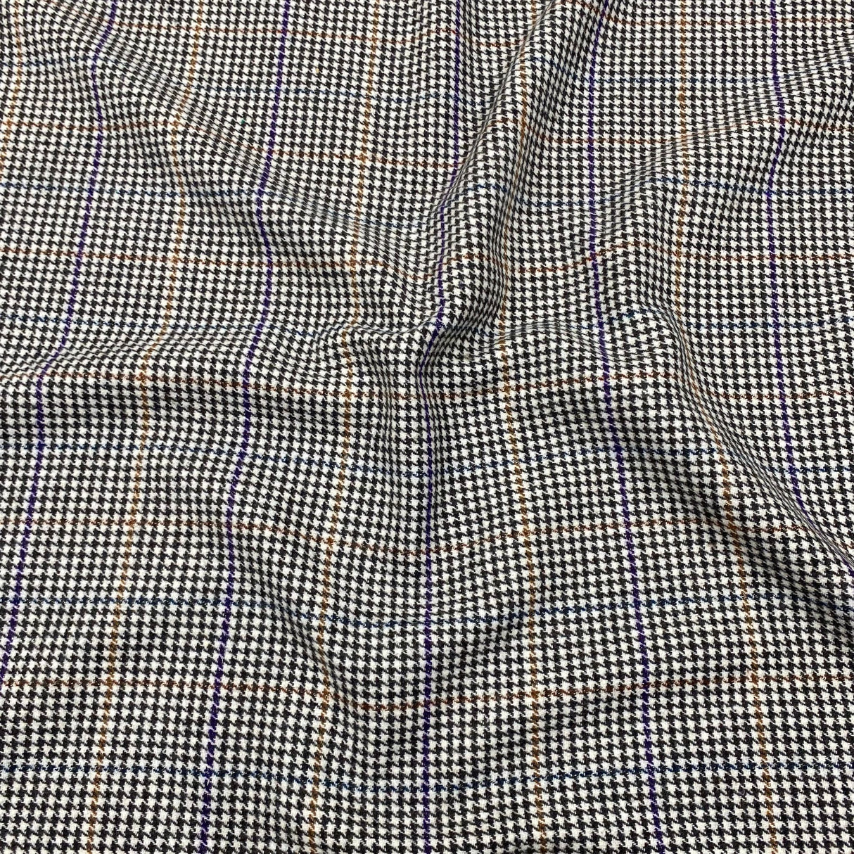 3 Metres Premium Wool Fabric 55" Wide  (Grey & Purple)