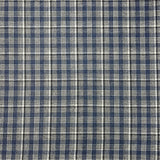 Premium Wool Rich Fabric 55" Wide (Blue Checks)