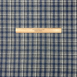 Premium Wool Rich Fabric 55" Wide (Blue Checks)