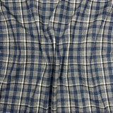 Premium Wool Rich Fabric 55" Wide (Blue Checks)