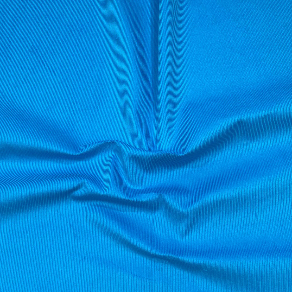 Premium Soft Cotton Needle Corduroy- 55" Wide (Bright Blue)