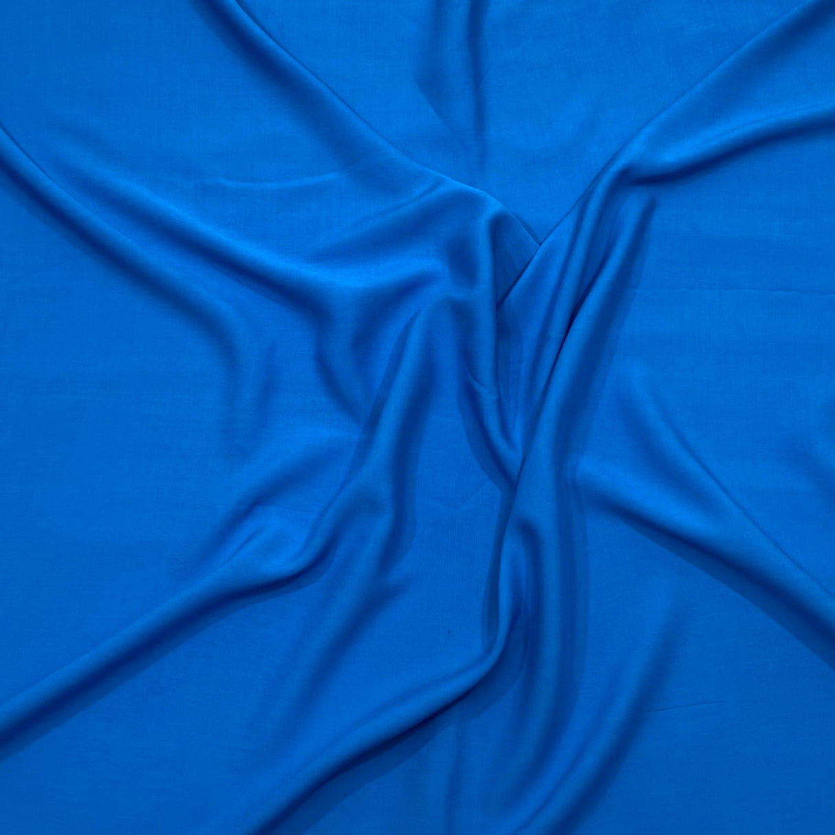3 Metres Dress Making Plain Viscose Fabric - 55" Wide - (Royal Blue)