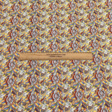 Per Metre Luxury Dressmaking 100% Cotton Lawn- 60" (Yellow Flowers)