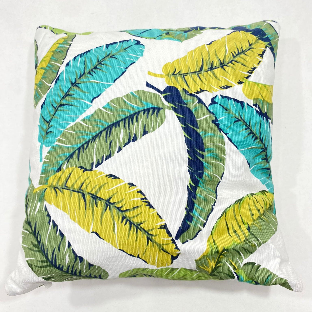 9cm x 9cm, Printed Cotton Canvas Miniature Cushions (Leaf)