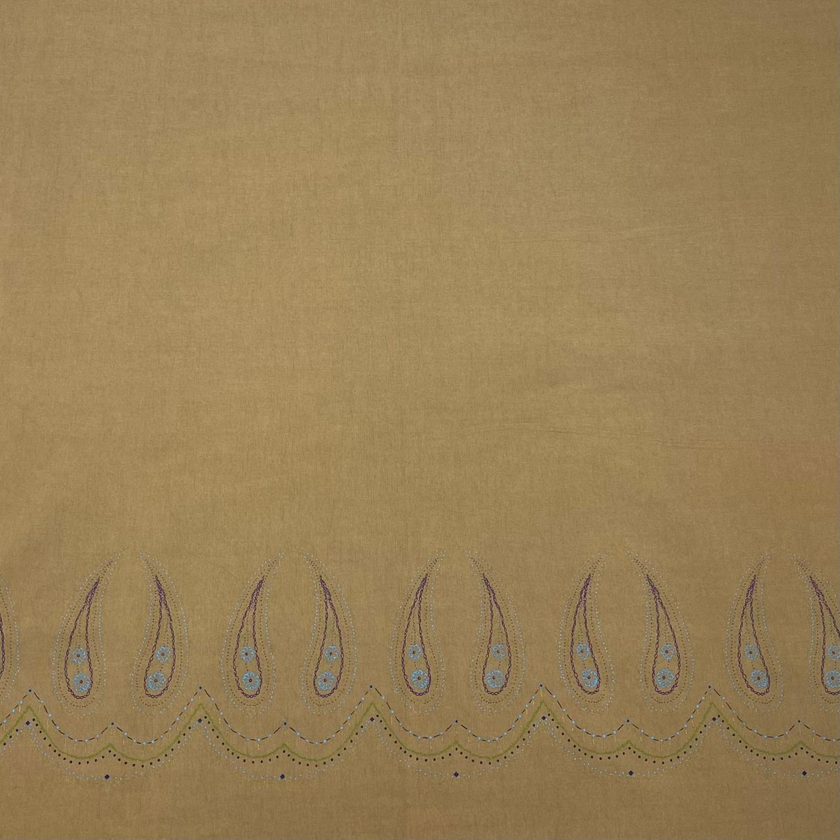 3 Metres High Street Fashion Printed Denim - 55" (Gold)