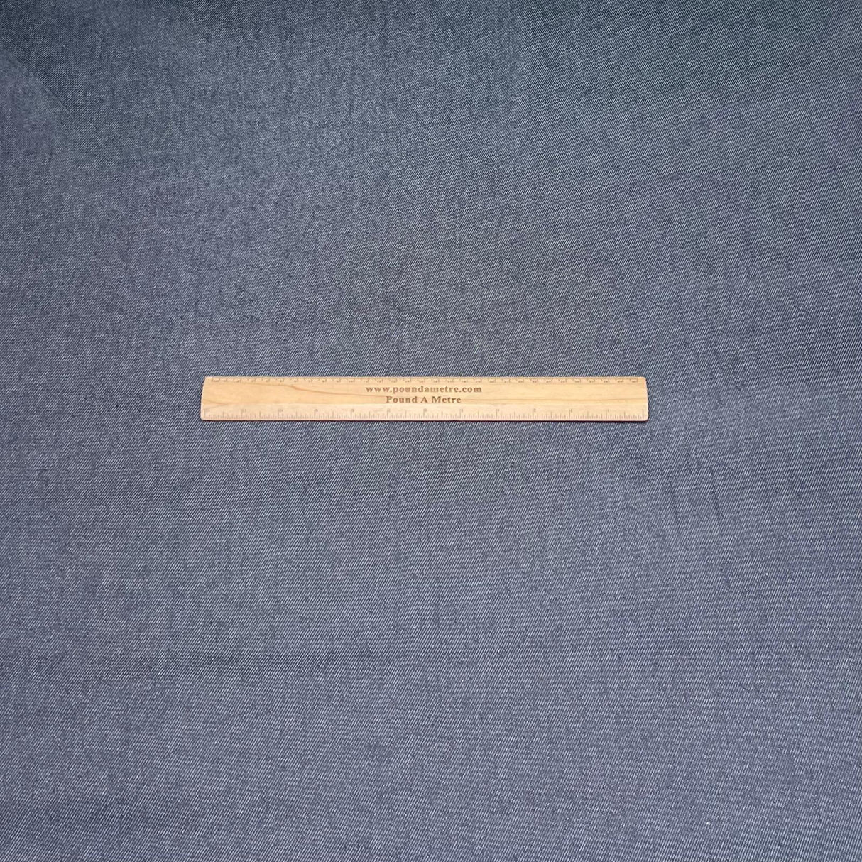 3 Metres 100% Cotton Denim Fabric- 55" (Washed Navy)