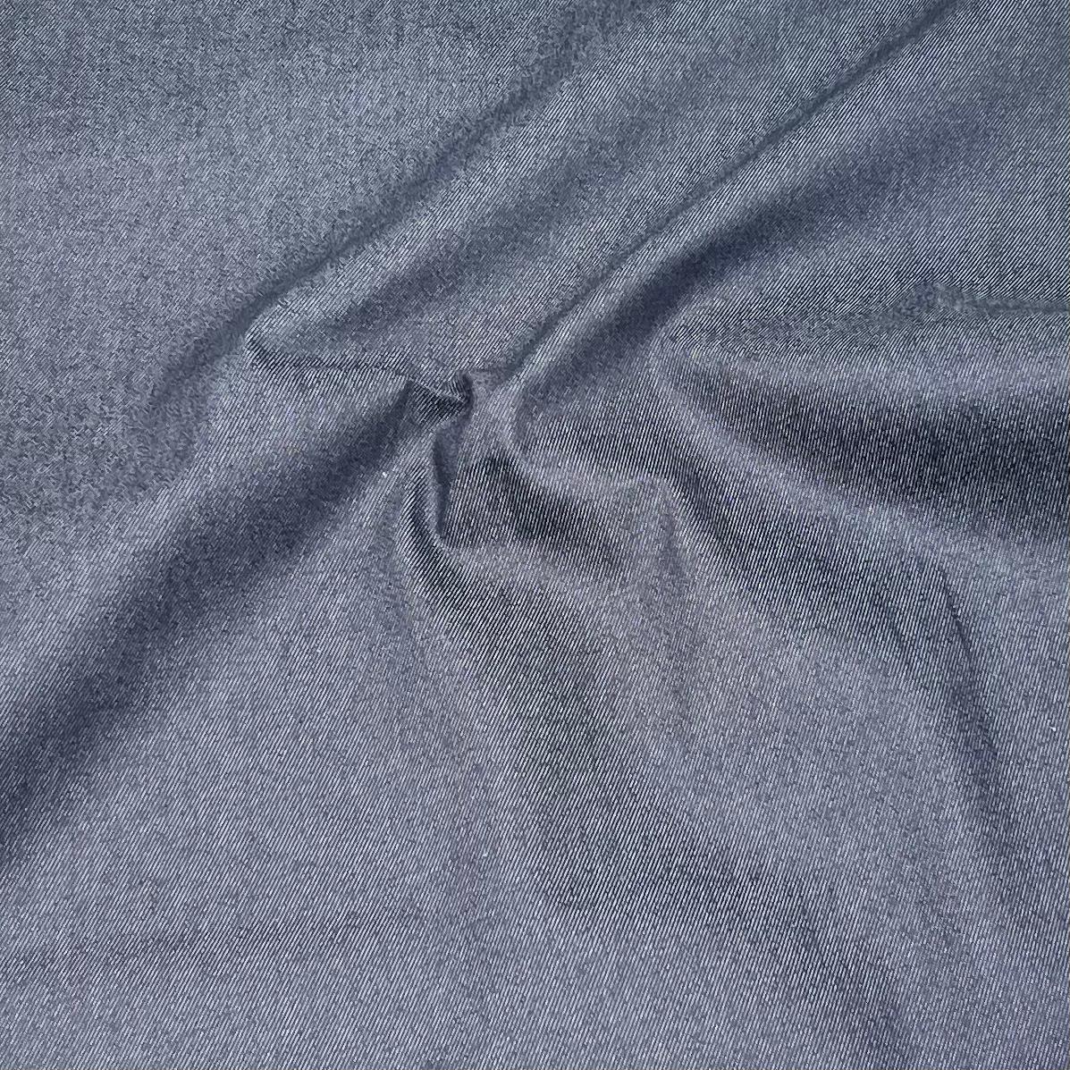 3 Metres 100% Cotton Denim Fabric- 55" (Washed Navy)