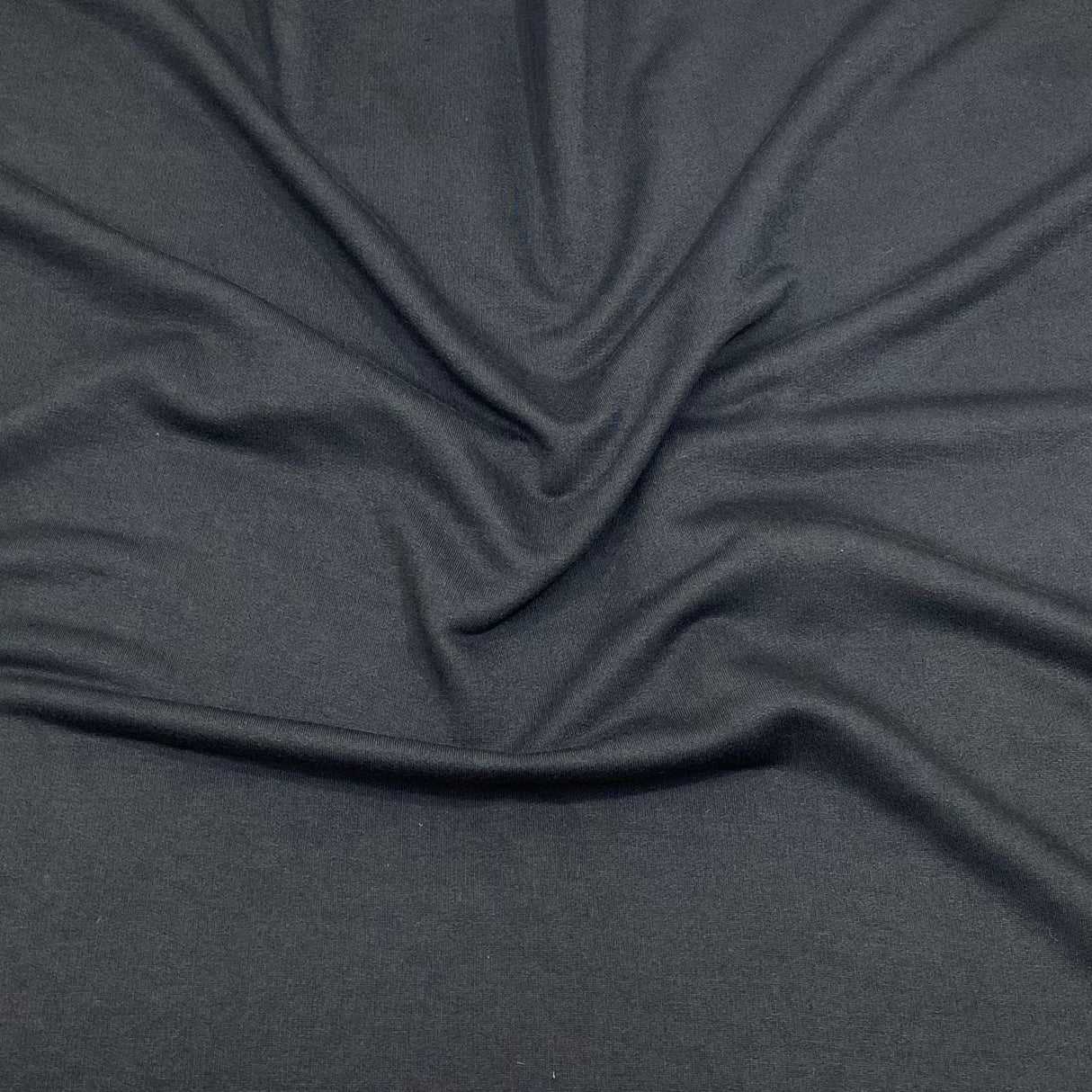 Cotton Looped Backed Terry Jersey 74" Wide (Black)