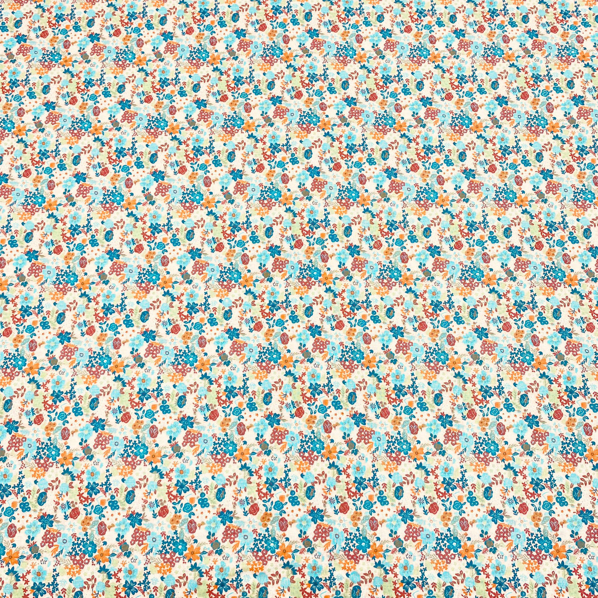3 Metres Super Soft Printed Poplin Cotton - 63" Wide (Floral)