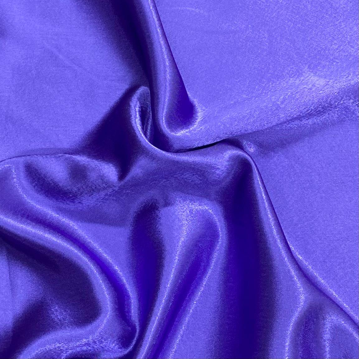 3 Metres Luxury Crepe Back Satin - 60" Wide (Purple)