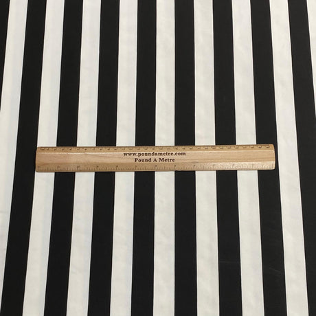 3 Metres Super Soft Cotton Jersey 55" - (Black & White)