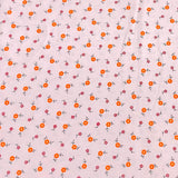 3 Metres Luxury 100% Cotton - 36" Wide (Peach & Maroon )