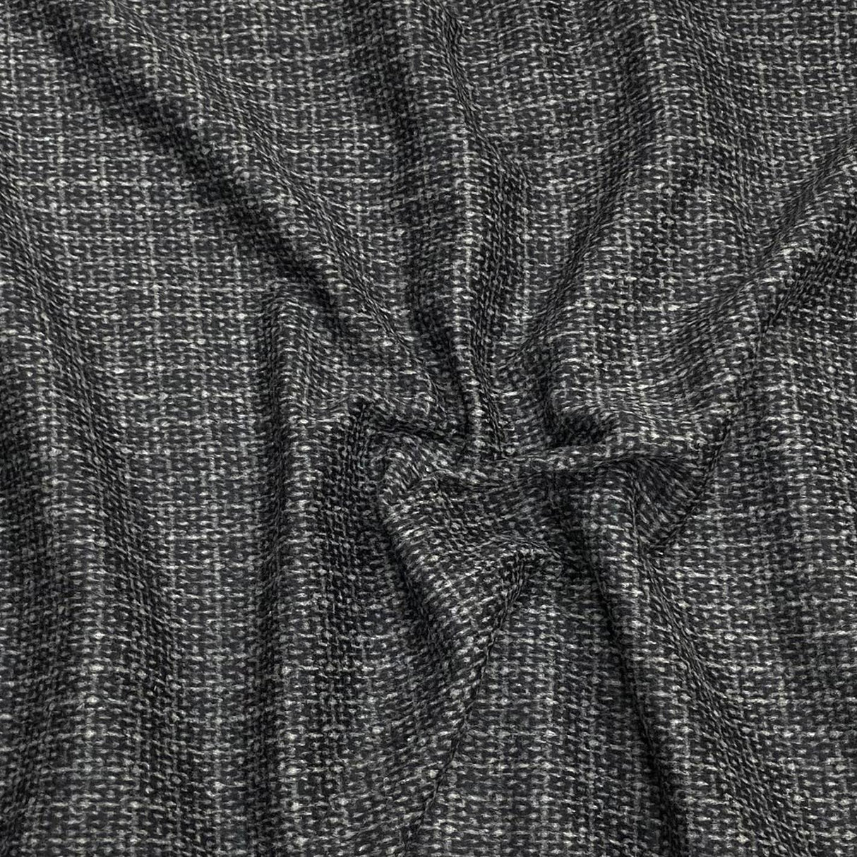 3 Metre Premium Wool Rich Fabric 55" Wide (Black)