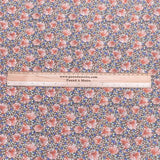 3 Metres, Luxury Dressmaking 100% Digital Printed Cotton Lawn- 55" (Brown)