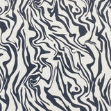 3 Metres Luxury Soft Printed Ponte Scuba - 55" Wide - (Zebra)