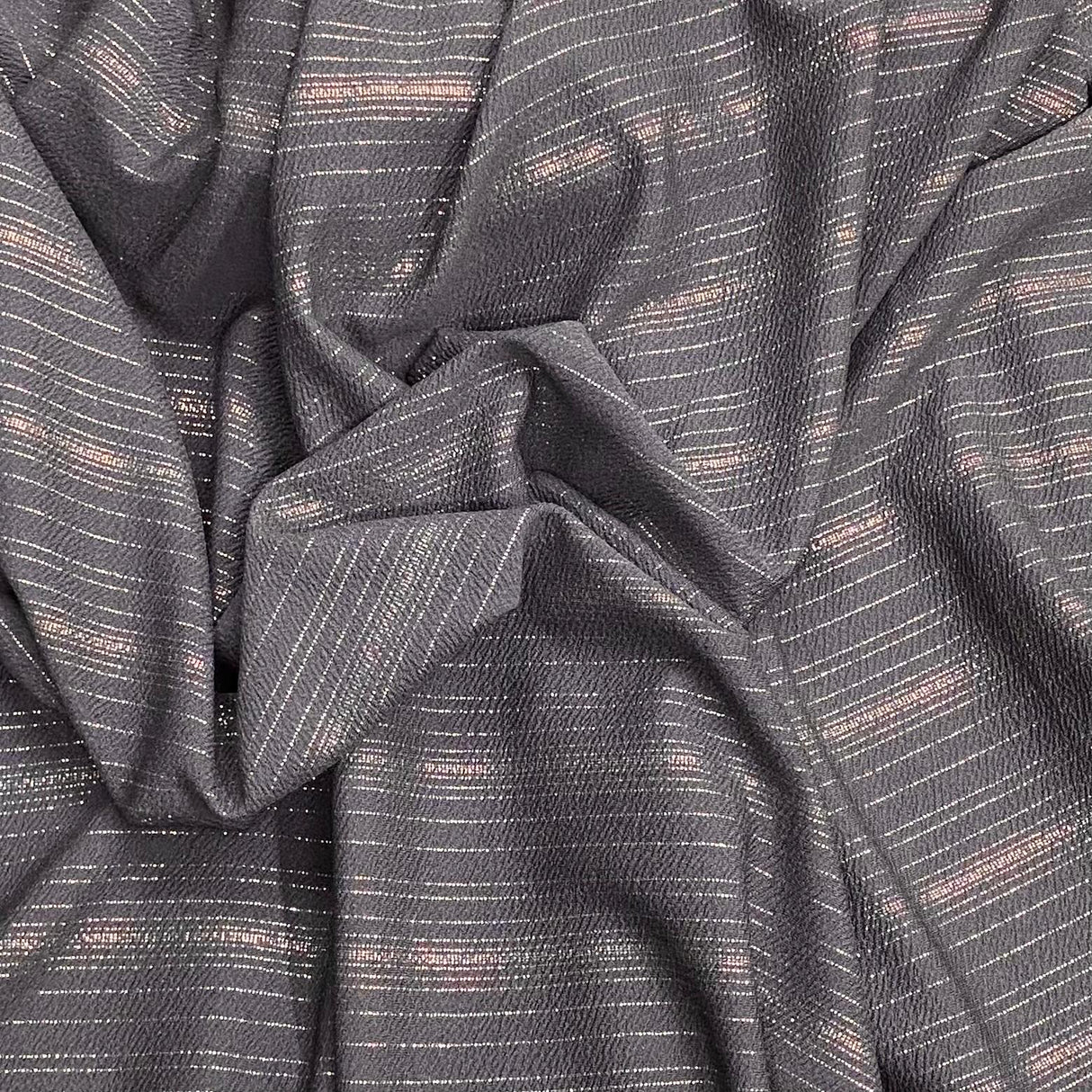 3 Metres Luxury Soft Printed Ponte Scuba - 55" Wide - (Black & Brown)