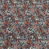 3 Metres, Premium Quality, Printed Dressmaking Viscose - 55" Wide (Black)