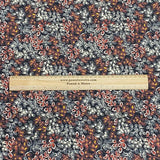 3 Metres, Premium Quality, Printed Dressmaking Viscose - 55" Wide (Black)