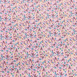 3 Metres, Premium Quality, Printed Dressmaking Viscose - 55" Wide (Baby Pink)