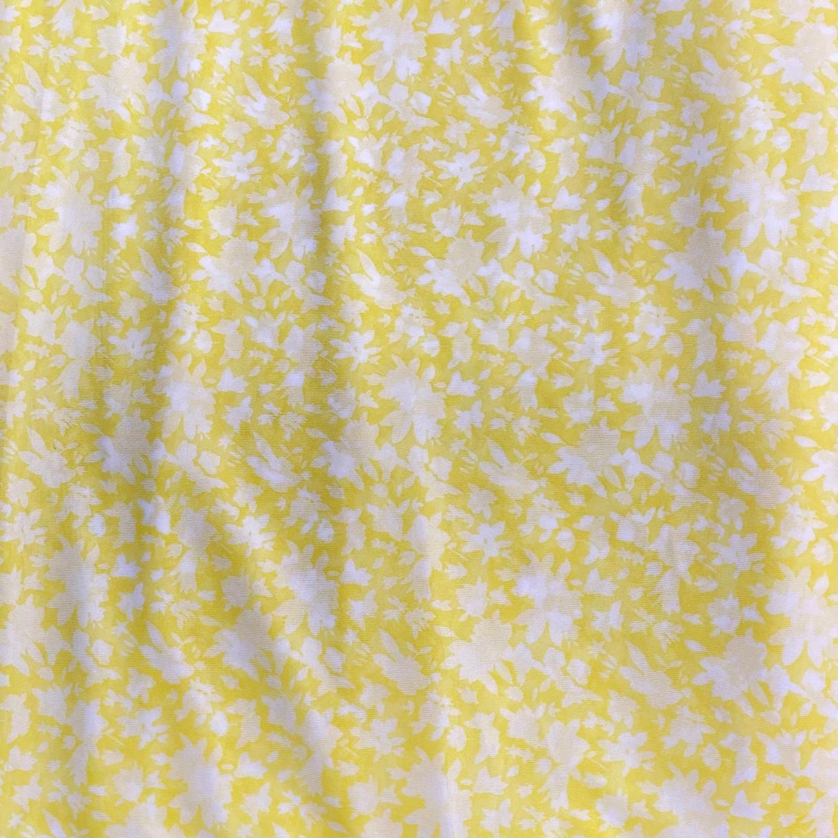 10 Metre Luxurious Soft Mesh Jersey - 55" (Yellow)