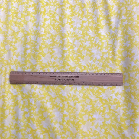 10 Metre Luxurious Soft Mesh Jersey - 55" (Yellow)